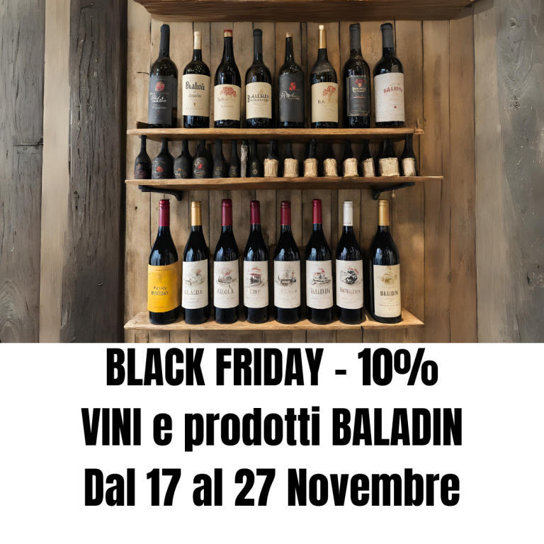 Black Friday 2023 – Sconti reparto bottiglieria