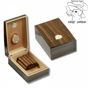 Humidor in noce lucido